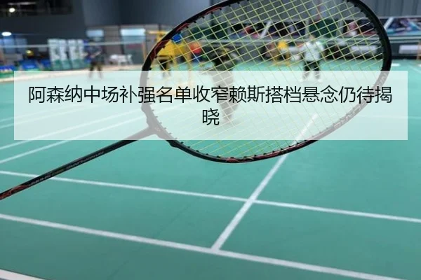 阿森纳中场补强名单收窄赖斯搭档悬念仍待揭晓